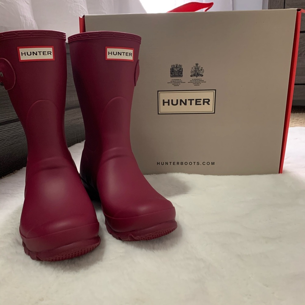 Red Algae Short Hunter Boots